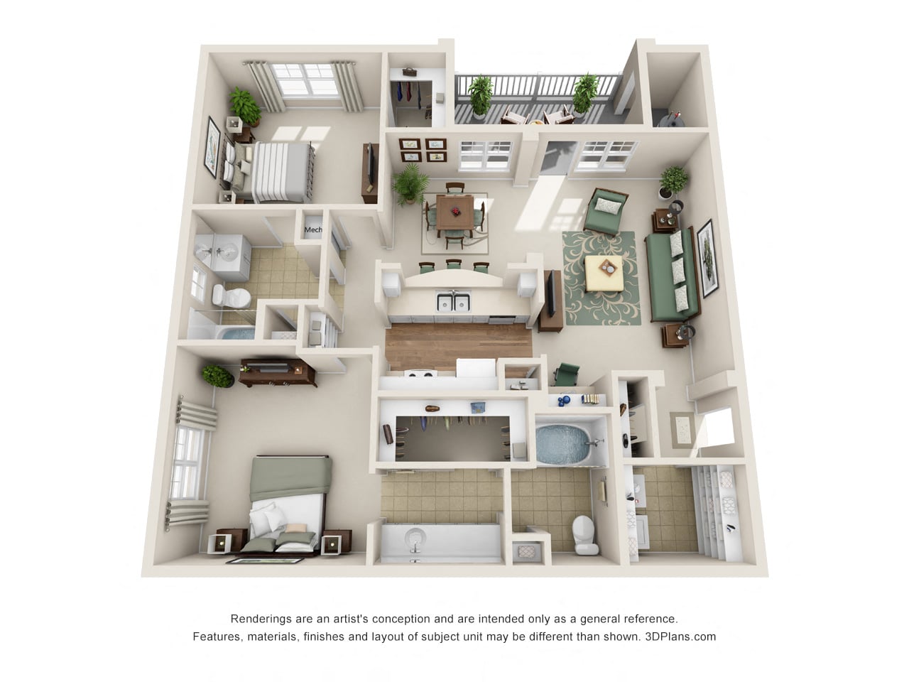 The London floor plan